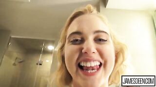 Chloe Cherry gets her tight pussy pounded by a huge dick