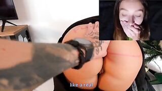The courier brought a package and his cock to the wife, exploring new sensations