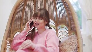 Long distance relationships suck, but phone sex with Riley Reid is awesome!