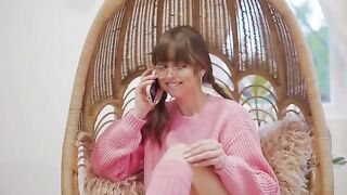 Long distance relationships suck, but phone sex with Riley Reid is awesome!