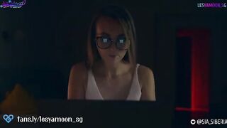 A scary and hot Halloween story with Lesya Moon and Sia Siberia