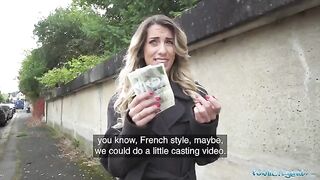 Hot French teacher gets fucked by Public Agent in a steamy encounter