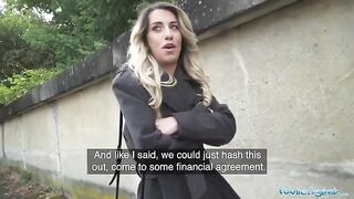 Hot French teacher gets fucked by Public Agent in a steamy encounter
