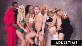 An Insane Christmas Group Sex Session with Hot Stars
