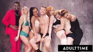 An Insane Christmas Group Sex Session with Hot Stars