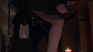 White stockings footjob and much cum, a hot compilation to watch