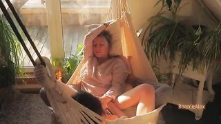 Amateur couple have sensual sex and mutual masturbation