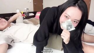 A full-sized dick in a cock ring is more sensitive. A girl's moans