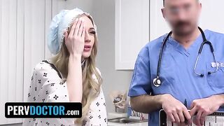 Teen Emma Starletto gets creampied by perv doctor