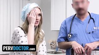 Teen Emma Starletto gets creampied by perv doctor