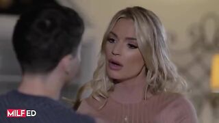 A stepmom is asking her stepson to do all the household jobs