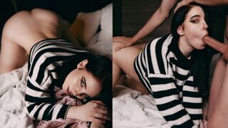 The student was late for an appointment with a man, so she entertained herself
