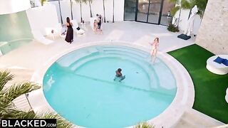 Pretty coed Kelly has a passionate interracial sex adventure in HD