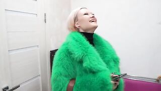 The husband did not let his wife go to the party, otherwise he would have beaten her