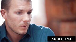 Passionate sex with a real couple, Vanna Bardot and Codey Steele, in an intimate scene