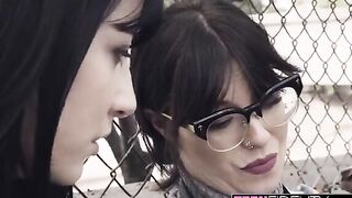 Goth Charlotte Sartre gets her asshole gapped by a tennis coach