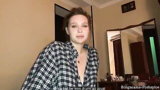 A cute girl has sex with her husband's best friend, fulfilling all his desires