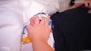 Babe has sex with her stepdad in the middle of the night