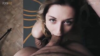 Hot petite blondie gets her wet pussy full of sticky cum