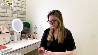 Yes, my stepmom! Yes, daddy's bedroom! Fucking tie her up to the bed!