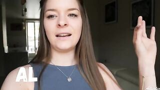 Win a private live show! Quick sex by the sink with the soft sunbeams