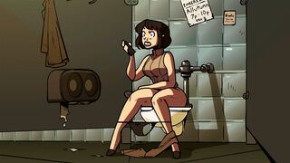 The girl is growing bigger and the man is getting smaller in this hilarious video