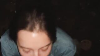 A stunning woman swallows on the first date, what a shame