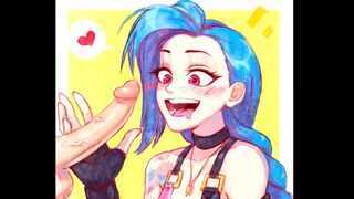 Hentai compilation with the best sex scenes of Jinx