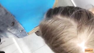 Petite babe fucked in a changing room of a shop