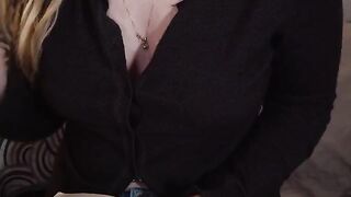 A hot girl is fucking with her boyfriend on a study date