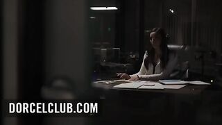 The boss fucked his secretary Emily Willis in the office