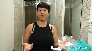 Amateur mom Korin craves intense anal action in this steamy peepshow