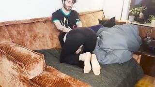 A couple has real sex and reaches a real orgasm, just like Toussik
