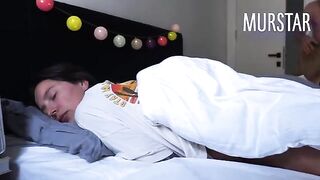 A guy woke up with a girl in his bed, naked and tired