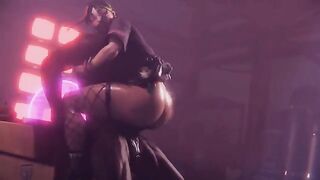 Blacked compilation with hottest Fortnite girls in intense scenes