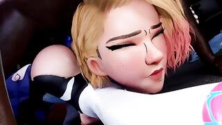 Blacked compilation with hottest Fortnite girls in intense scenes
