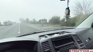 Flagging down cars for public sex with Canadian Sky