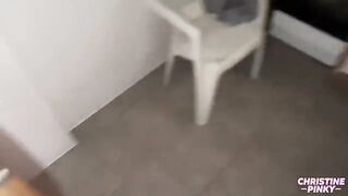 The man fucked a sexy brunette in the kitchen, it was amazing!