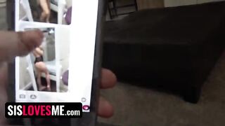 Perky step sister with big boobs gets her pussy filled