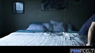 The guy uses the services of a passionate redhead, Lacy Lennon, in a steamy scene