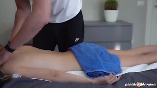 Will she have sex with her new client or just massage him?
