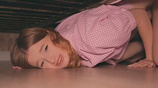 A stepsister is stuck and it's a classic theme