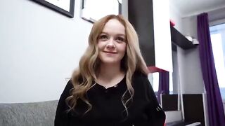 Cute stepsister lost at Strip Game, ended with a blowjob