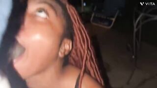 Skinny ebony teen craves intense anal sex, disturbing her man