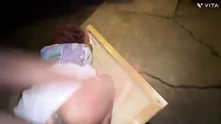 Skinny ebony teen craves intense anal sex, disturbing her man