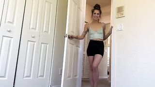 A hot Latina step sister teaches how to relax in a steamy scene