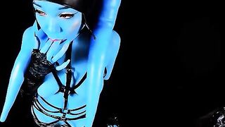 Twi'lek slut training with an alien mistress