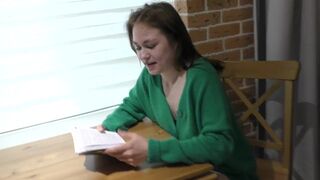 Student bookworm with a naughty mind learns hard Kamasutra at 18