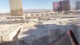 A guy snuck to see his ex in the hotel room in Las Vegas