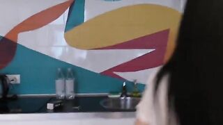 Skinny Asian Teen Skater gets her wet pussy railed and balls licked